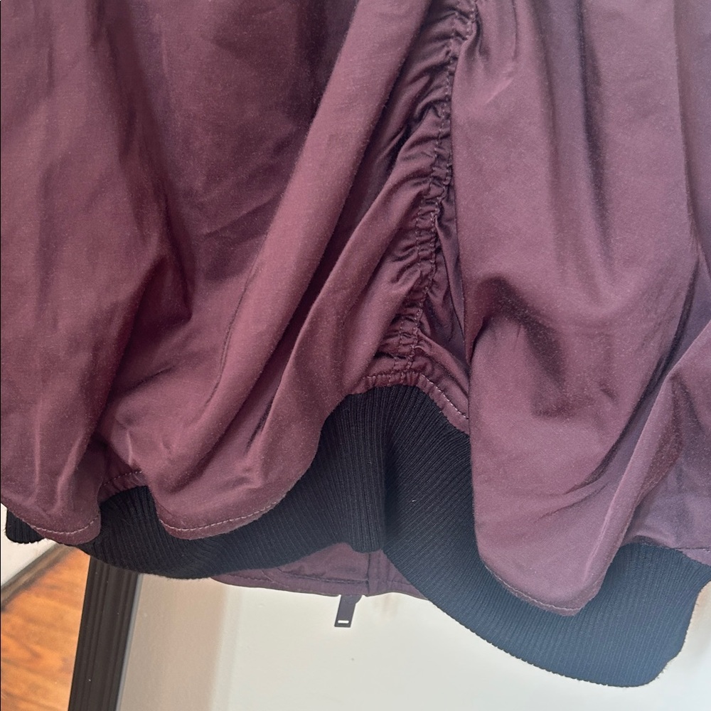 Donna Karan New York Eggplant Bomber Jacket - Picture 6 of 7